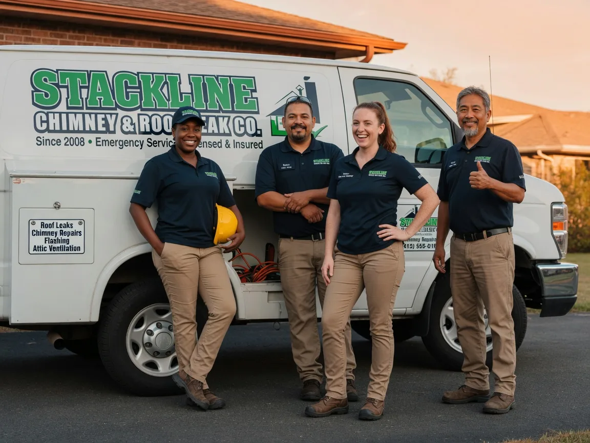 Chimney flashing repair company in Woodridge, IL